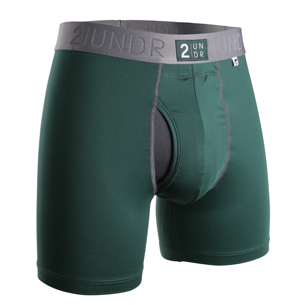 2UNDR Power Shift Boxer - Dark Green